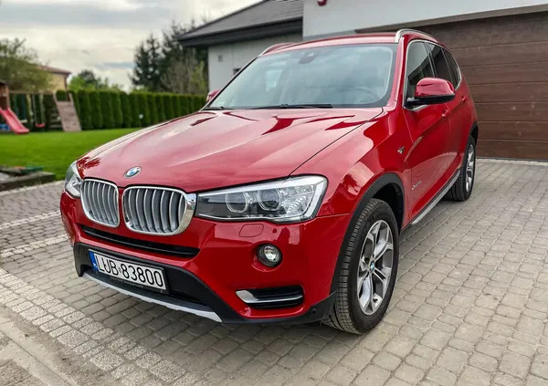 bmw BMW X3 cena 91700 przebieg: 111250, rok produkcji 2016 z Lublin